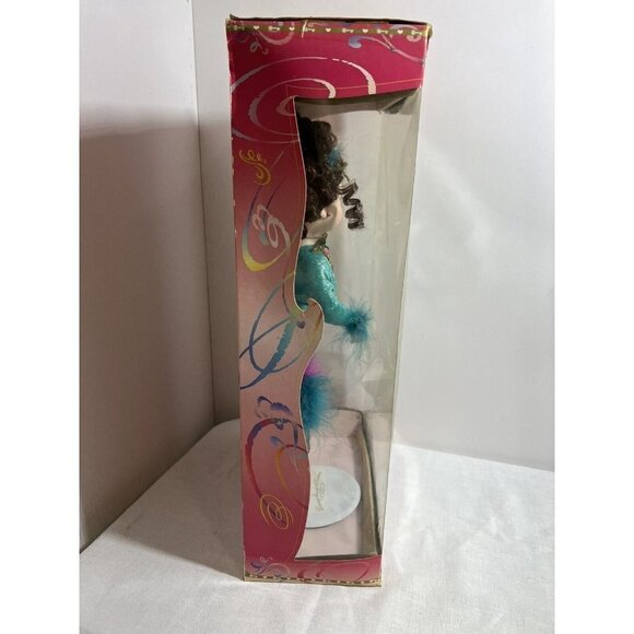 DOLL 1999 Collectible Porcelain Doll 16" Limited Edition Brass Key Cha Cha Girl - Picture 5 of 11